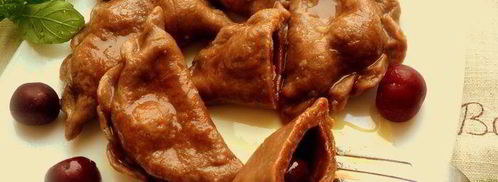 шоколадные вареники с вишней. Шаг 6