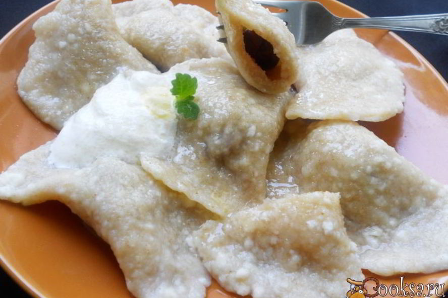 Рецепт вареники из творога с цельнозерновой мукой