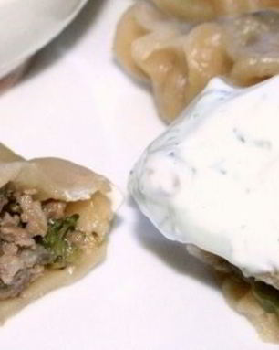 Вареники с брокколи