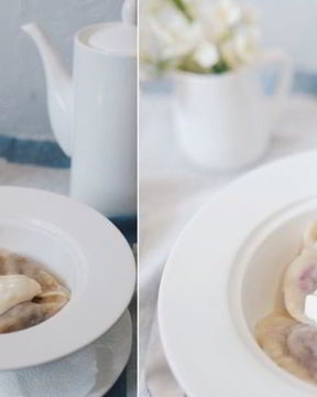 Вареники с брусникой