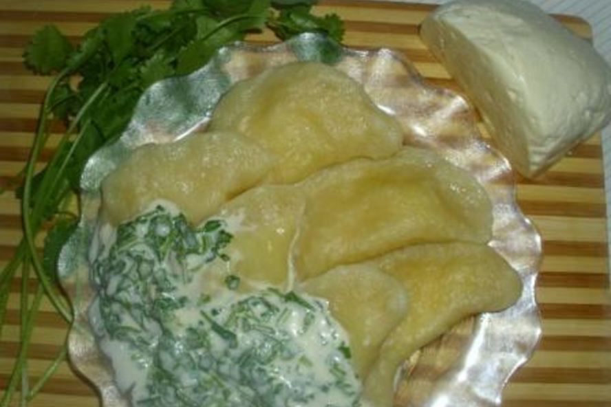 Рецепт вареники с брынзой и супер-соус