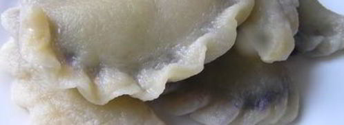 вареники с черникой и соусом под шафе. Шаг 11