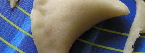 вареники с черникой и соусом под шафе. Шаг 9