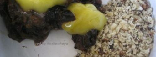 вареники с черносливом, грецкими орехами и медом. Шаг 7