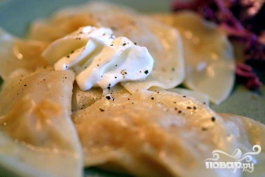 Рецепт вареники с картофелем и луком