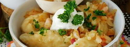 вареники с картошкой и капустой. Шаг 19