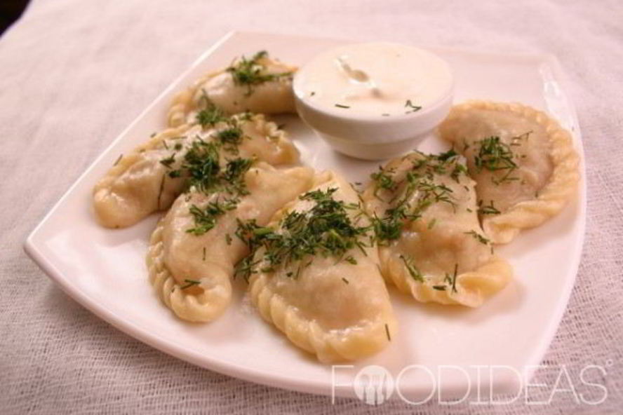 Рецепт вареники с картошкой и салом