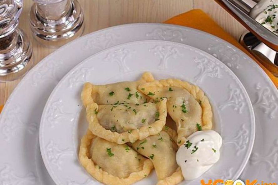 Рецепт вареники с картошкой и сушеными грибами