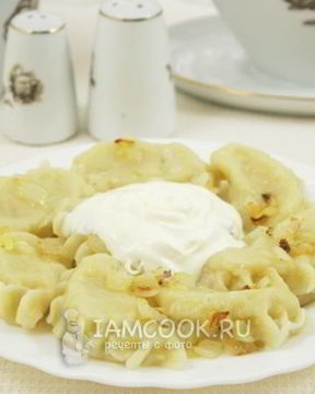 Вареники с картошкой на молоке