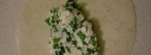 вареники с кинзой. Шаг 3