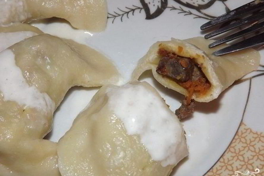 Рецепт вареники с печенью