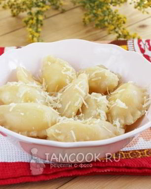 Вареники с сырной начинкой