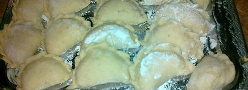 вареники с творожно-ореховой начинкой. Шаг 7