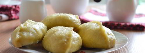 вареники с вишней на пару. Шаг 17