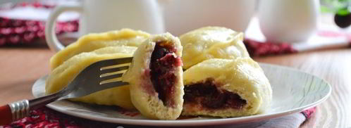 вареники с вишней на пару. Шаг 18