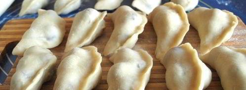 вареники с вишнями из постного заварного теста. Шаг 4