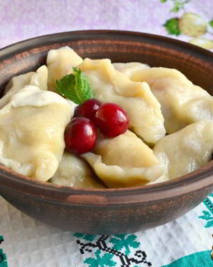 Вареники с вишнями