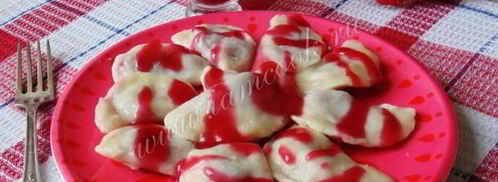 вареники с замороженной вишней. Шаг 13