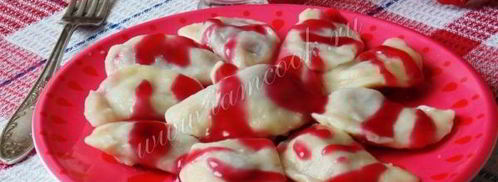 вареники с замороженной вишней. Шаг 14