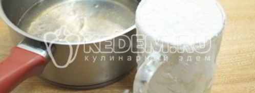 заварное тесто для вареников. Шаг 2
