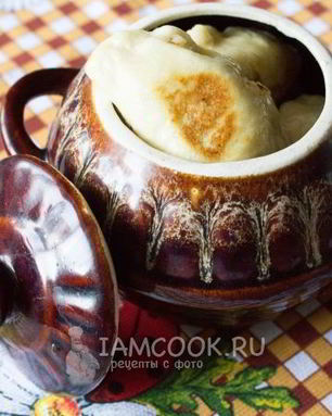 Золотистые вареники с капустой