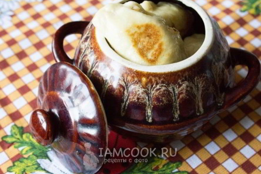 Рецепт золотистые вареники с капустой