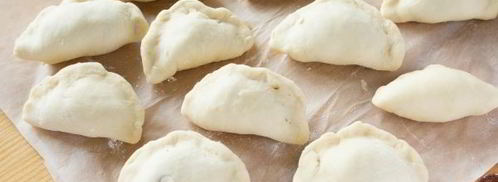 золотистые вареники с капустой. Шаг 11