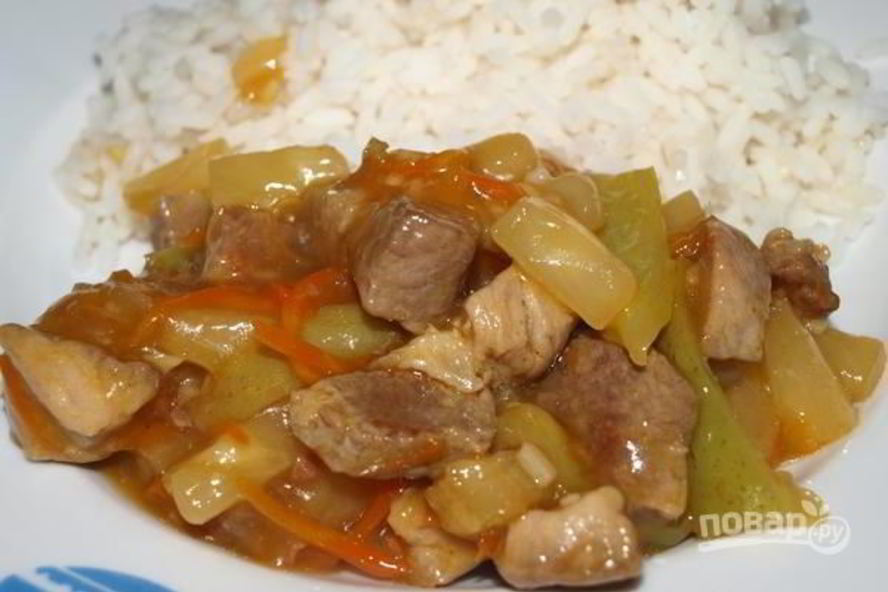 Рецепт гавайское жаркое из свинины