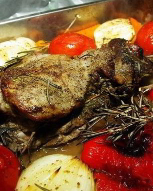 Жаркое из баранины в духовке