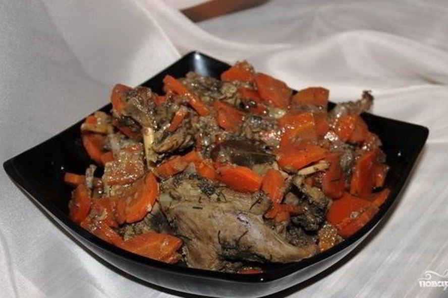 Рецепт жаркое из дикой утки