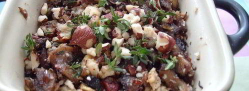 жаркое из грибов, каштанов и фундука. Шаг 5