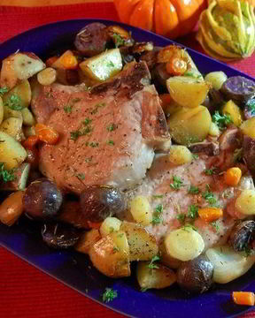 Жаркое из картофеля со свининой