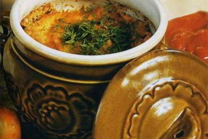 Рецепт жаркое из куриных потрошков в горшочках