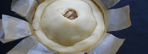 жаркое из курицы и грибов праздничный кулич. Шаг 6