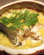 Жаркое из курицы с грибами в горшочках