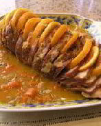 Жаркое из свинины с апельсинами