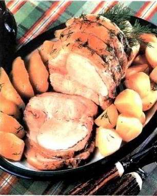 Жаркое из свинины с грушами