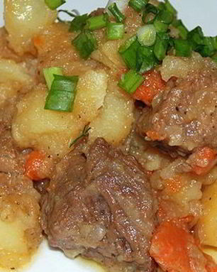 Жаркое из свинины в мультиварке