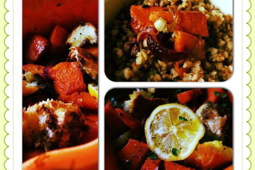 Рецепт жаркое из тыквы с травами