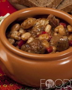 Жаркое с фасолью