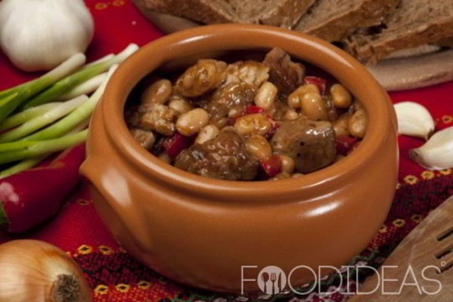 Рецепт жаркое с фасолью