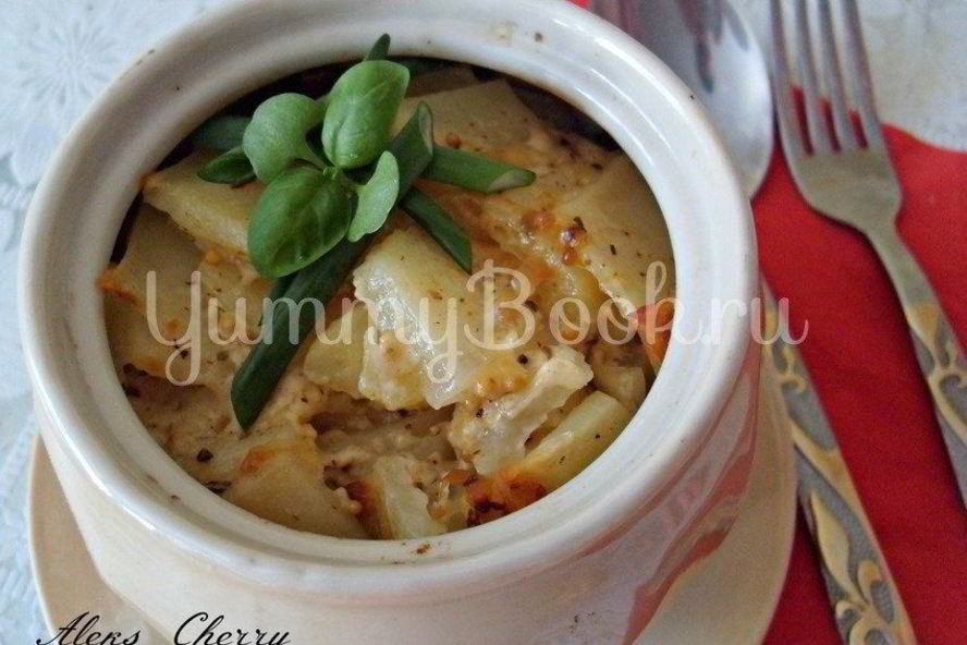 Рецепт жаркое с грибами в горшочке