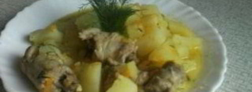 жаркое с куриными шейками. Шаг 4