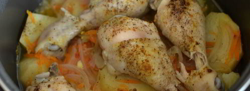 жаркое с курицей в мультиварке. Шаг 5