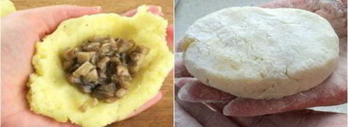 картофельные зразы с грибами. Шаг 6