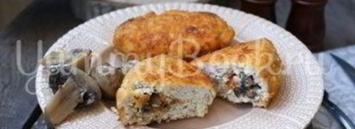 куриные зразы с грибами. Шаг 7