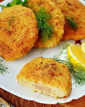 Рыбные зразы с печенью трески