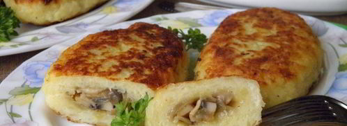 зразы картофельные с грибами. Шаг 7