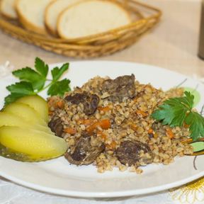 Каши с мясом