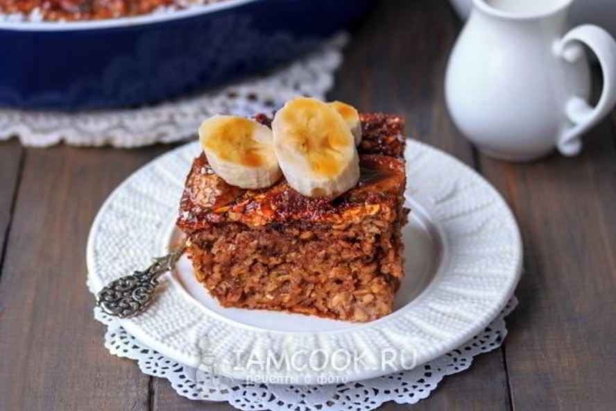 Рецепт геркулесовая каша в духовке